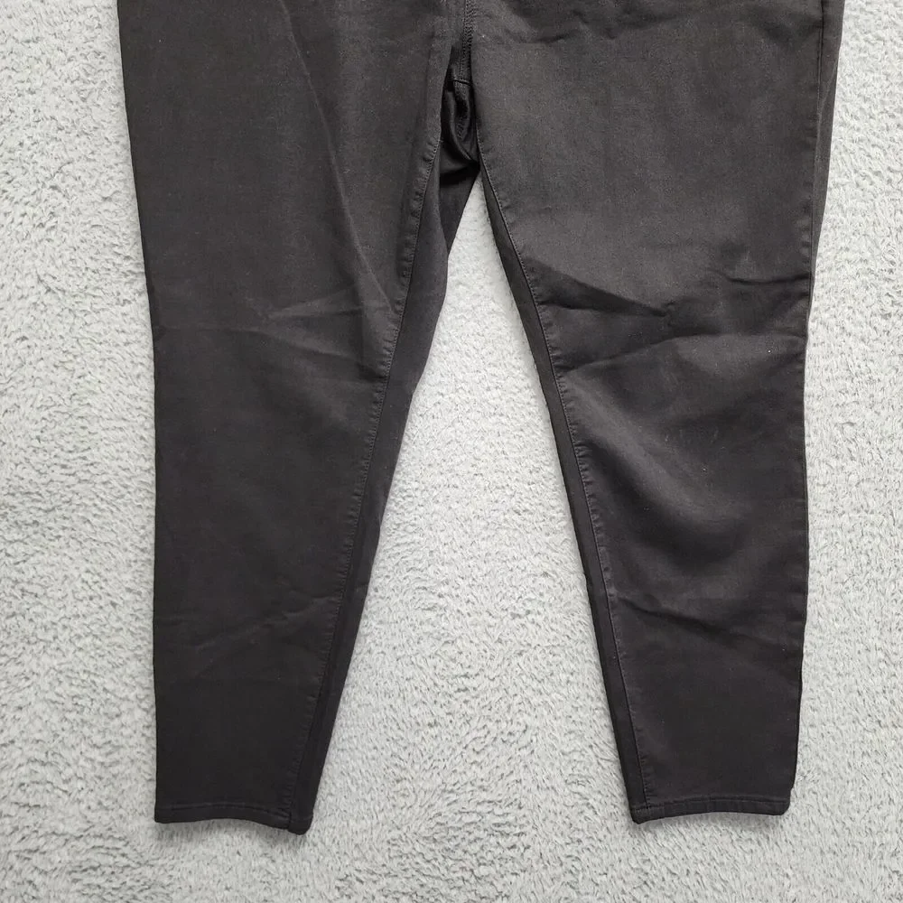 Ashley Stewart Iconic Pull On Jegging Womens 24 Short Black Stretch NEW‎ w/ Tag